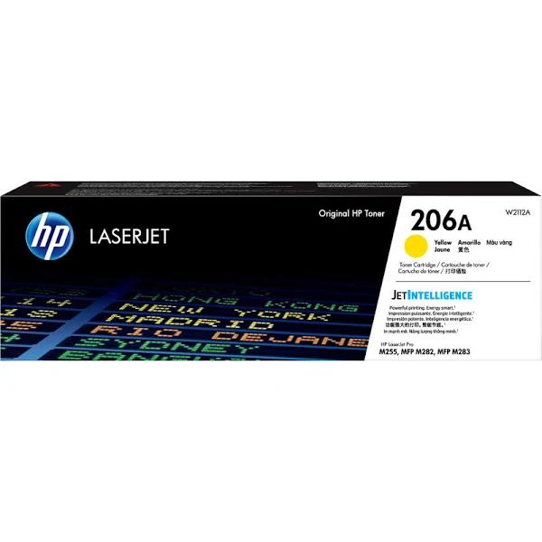 HP 206A Yellow Toner Cartridge W2112A