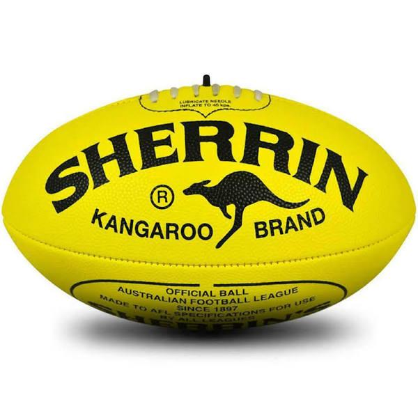 Sherrin KB Replica Wet Weather Football - Size 4 - Yellow