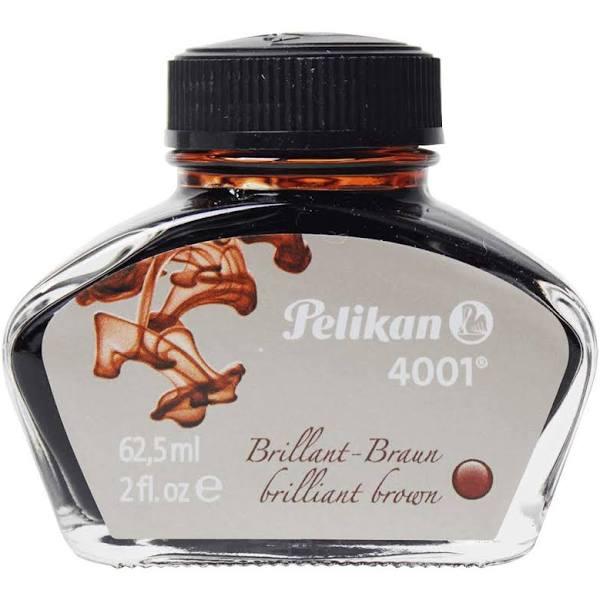 Pelikan - Fountain Pen Ink - 4001 - 62.5ml - Brilliant Brown