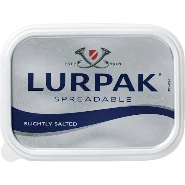 Lurpak Butter Spreadable Slightly Salted 250g