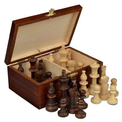 Staunton No. 5 Tournament Chess Pieces W Wood Box