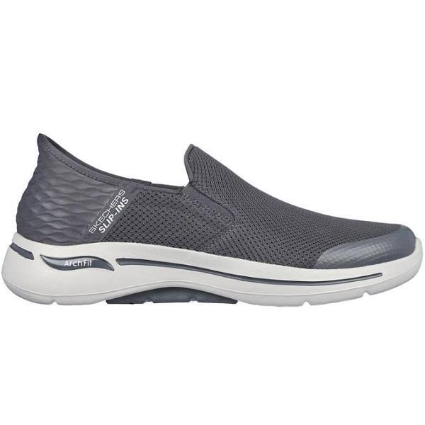 Skechers Go Walk Arch Fit Hands Free Slip-Ins in Grey 7