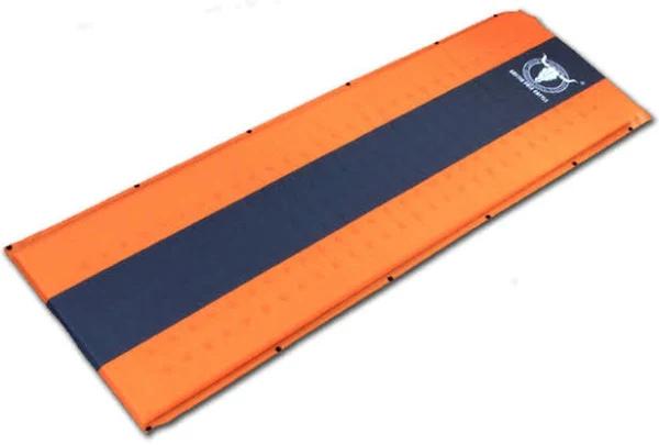 Pekynew Self Inflating Mattress Sleeping Mat Air Bed Camping Camp Hiking Joinable Single - Orange