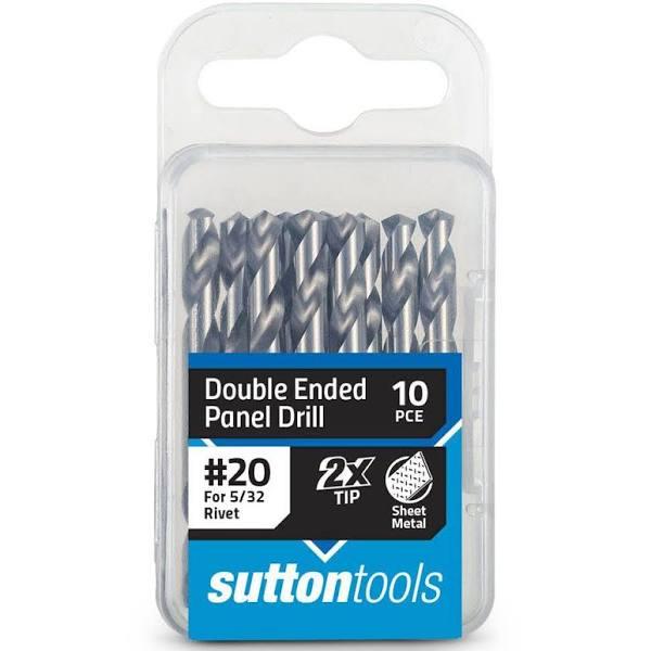 Sutton Tools Panel Drill Bit Double Ended #20 - 10 Pack