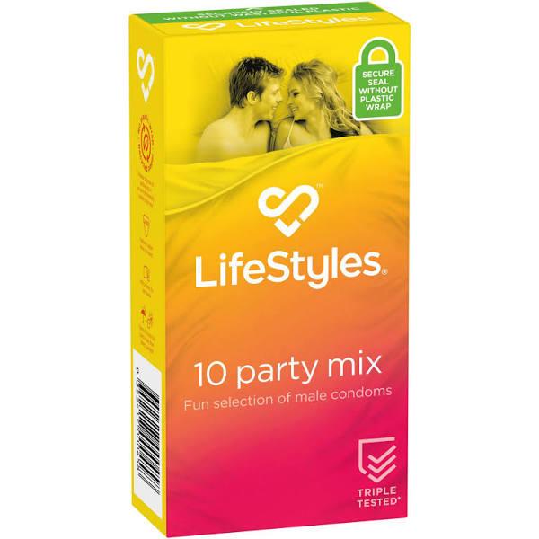 LifeStyles: Party Mix Condoms (10 Pack)