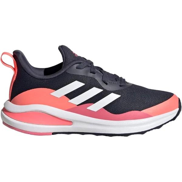 Adidas Girls' Fortarun Lace Running Shoes (Shadow Navy/White/Acid Red)