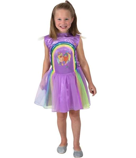 May Gibbs Gumnut Baby Kasey Rainbow Girls Costume / 3-5