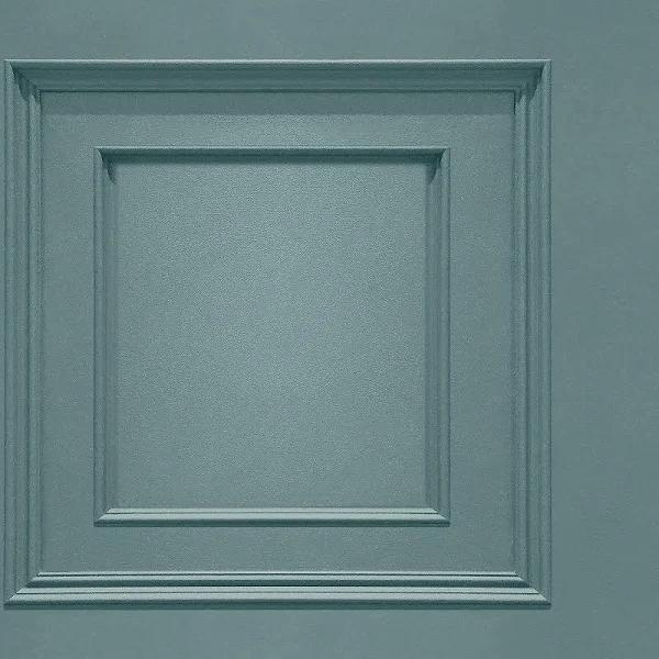 Oliana Panel Wallpaper Soft Teal Belgravia 8489