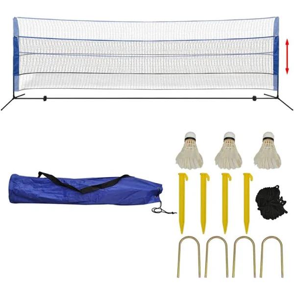 Badminton Net Set With Shuttlecocks 500x155 cm