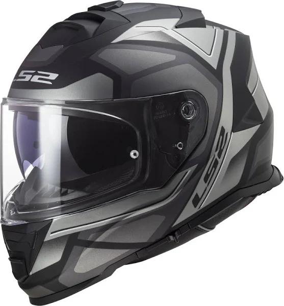 LS2 FF800 Storm II Faster Full Face Helmet Grey XL