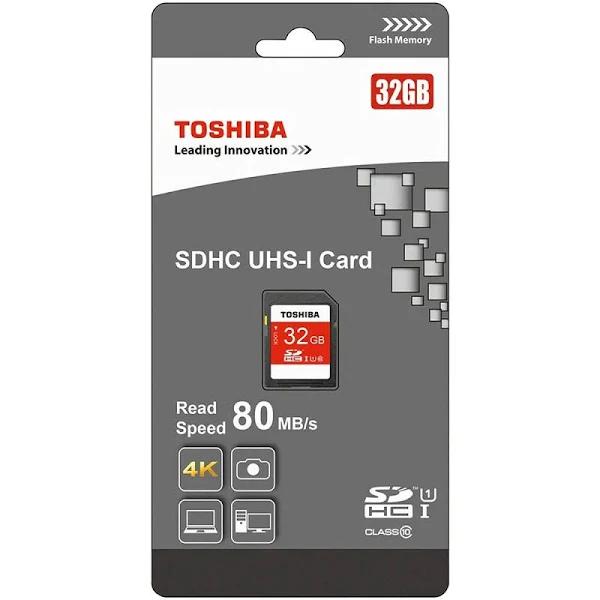 Toshiba 32GB SDHC USH-1 Card