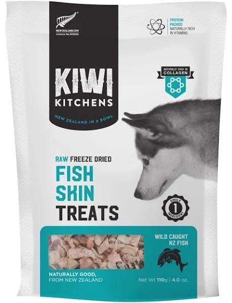 Kiwi Kitchens Fish Skin Freeze Dried Dog Treat 110g