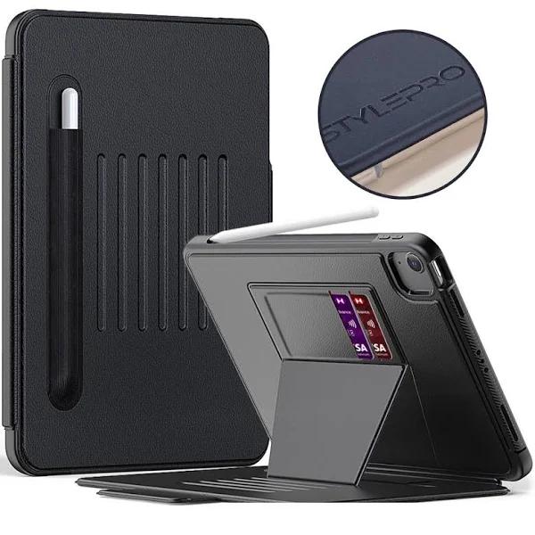 StylePro, Business Folio Case for iPad 7th, 8th & 9th Generation, 10.2, Black - AfterPay & zipPay Available