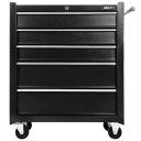 Giantz 5 Drawer Mechanic Tool Box Storage Trolley - Black