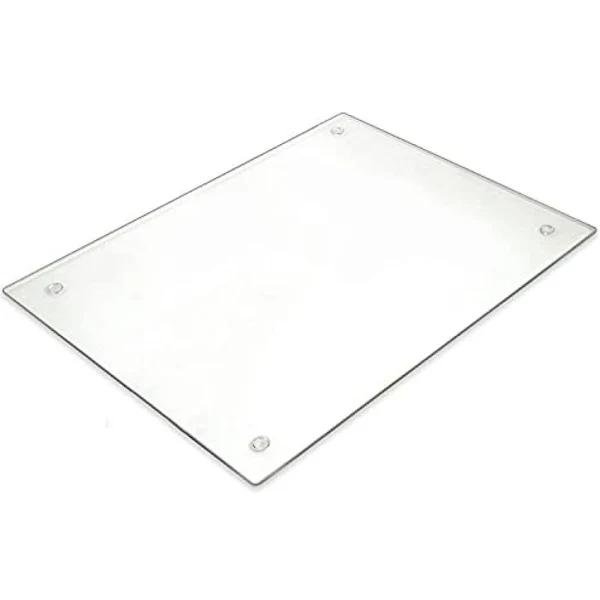 Tempered Glass Cutting Board Long Lasting Clear Glass Scratch