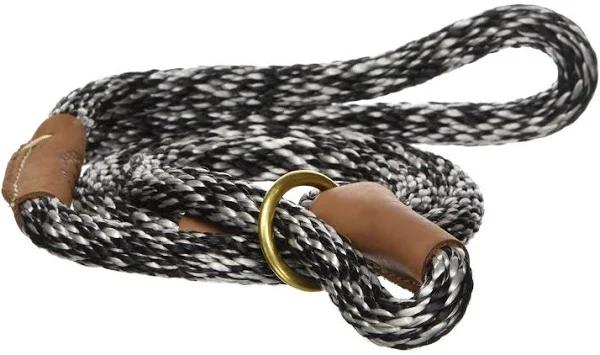 Mendota Slip Dog Lead 1/2" x 4ft - Assorted Colours Salt & Pepper