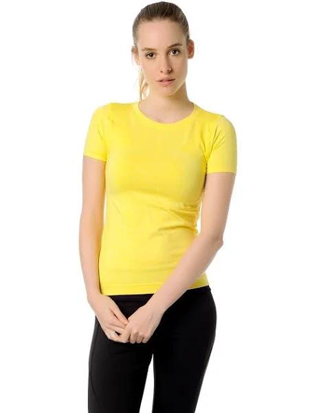 Jerf Womens Rodia Yellow Performance Tee Shirt