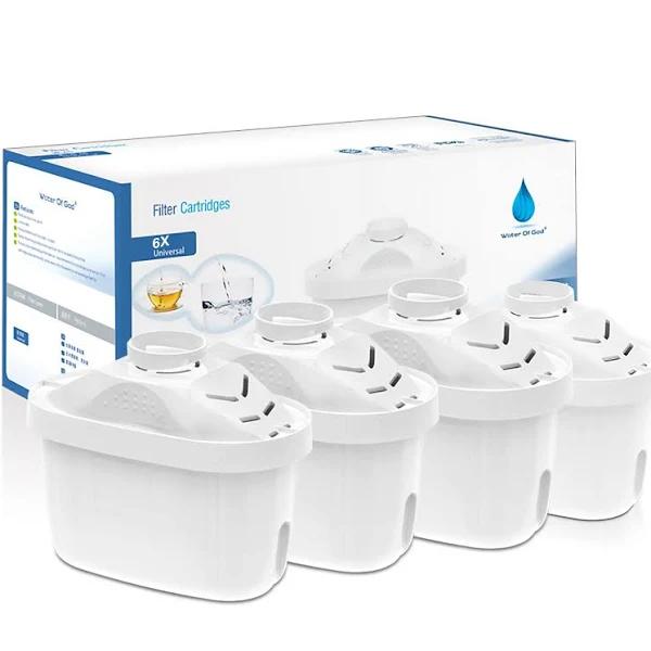 Water Filter - 6 Pack Pur Water Filter Replacement For All Brita, Compatible With Brita Maxtra/Mava, Maxtra+, Fit For Mavea, Marella Jug Pitcher