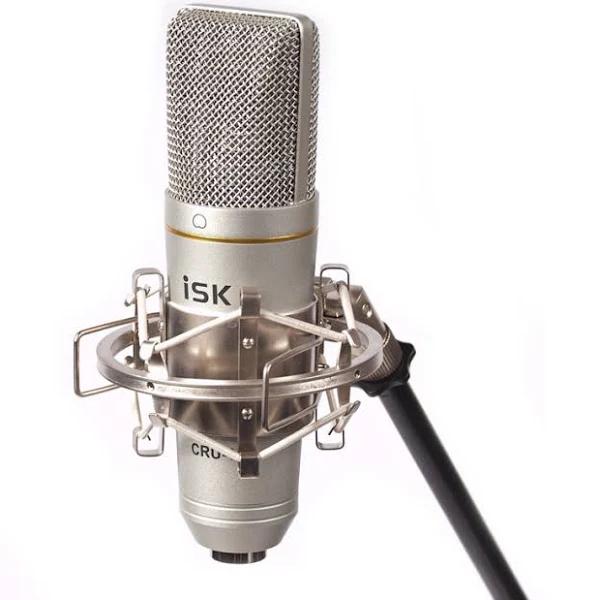 iSK CRU-1 USB Condenser Microphone and Pop Filter