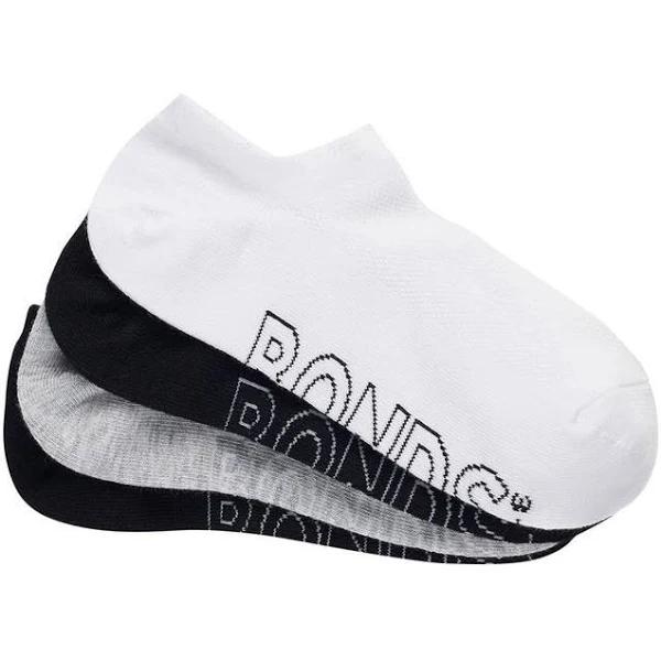 Bonds Logo Lightweight Low Cut 4 Pack Size: 3-8