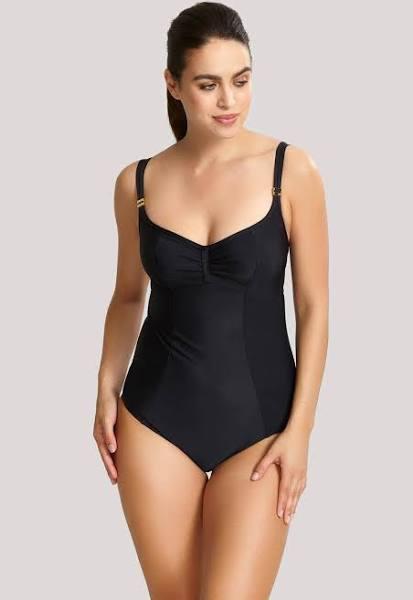 Panache Anya Riva Balconnet Swimsuit Black 10GG