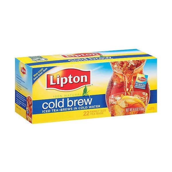 Lipton, Cold Brew Family Size Iced Tea Bags