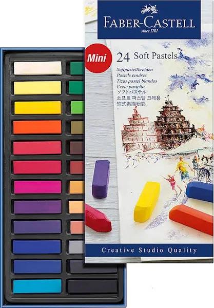 Faber-Castell Studio Soft Pastels (Box of 24)