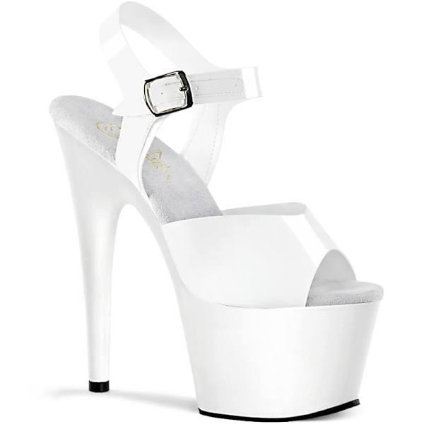 ADORE-708N White (Jelly-Like) TPU/White Platform Sandal 13