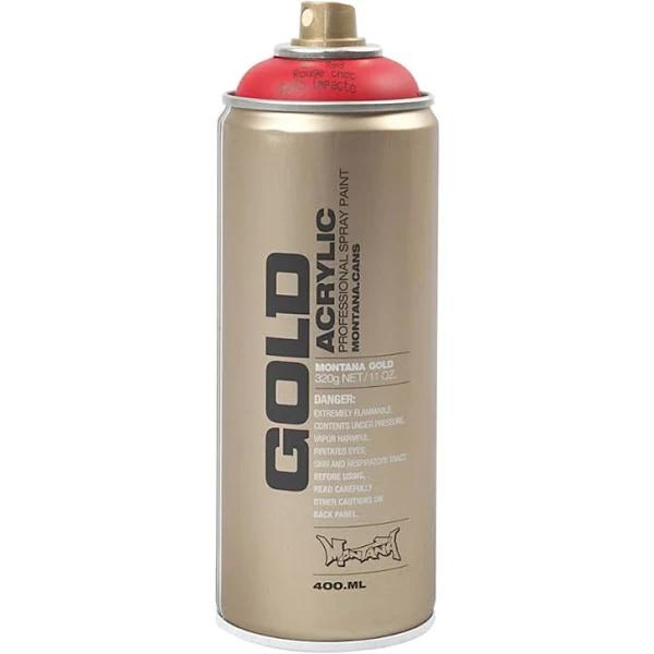 Montana Gold Spray Paint 400ml Shock Red