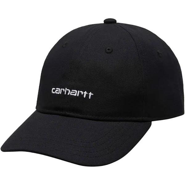 Carhartt WIP Canvas Script Cap Black/ White