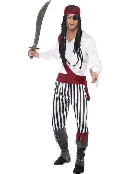 Pirate Man Costume Medium