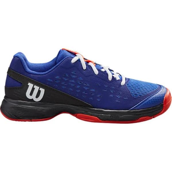 Wilson Rush Pro 4.0 Junior Tennis Shoes - Blue/Black/Orange 3