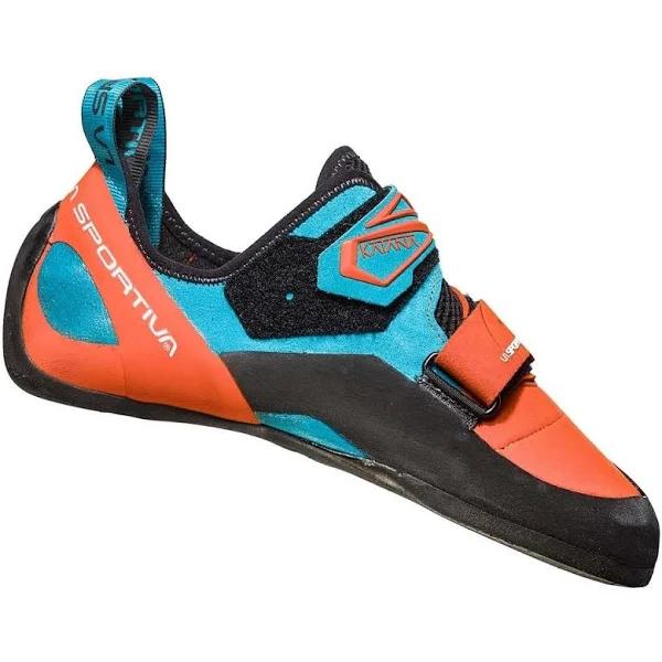 La Sportiva Katana - Tangerine/Tropic Blue - Climbing Shoes 39