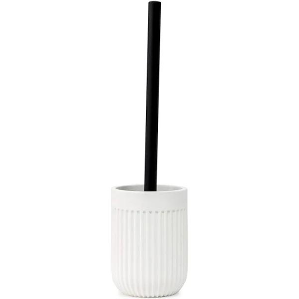 Salt & Pepper Cult Toilet Brush Holder White