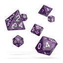 Oakie DOAKIE Dice RPG Set Marble - Purple (7)