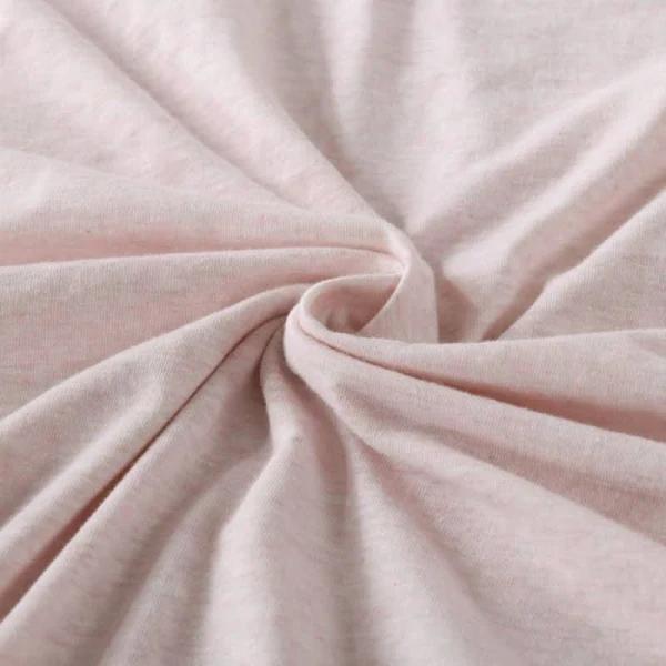 Jersey Fitted Sheet Blush [Size: Single Bed] - AfterPay & zipPay Available