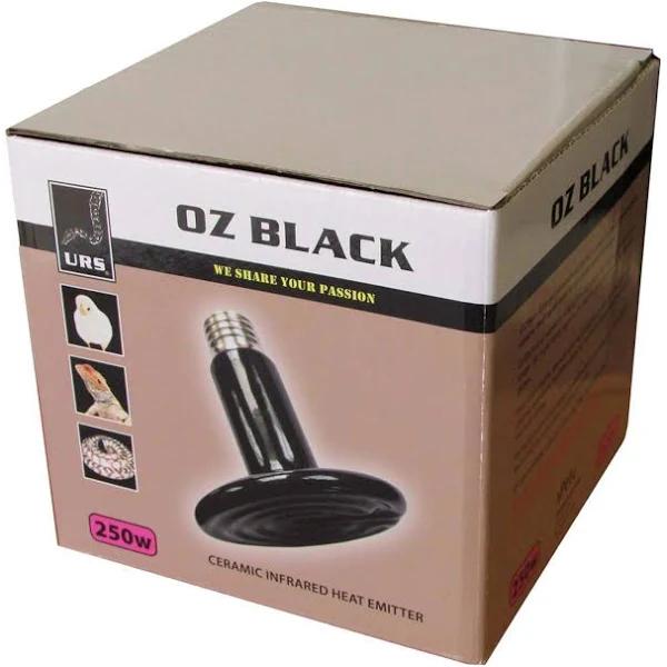 URS oz Black Ceramic Heat Globe 250W