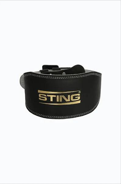 Sting Eco Leather Lifting Belt 6inch Black / L