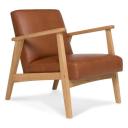 Den Leather Armchair Nutmeg by Freedom