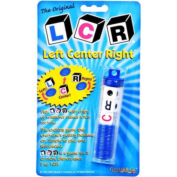 Left-Center-Right (LCR) Dice Game