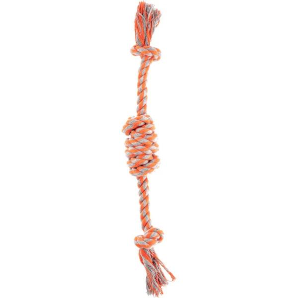 Yours Droolly Small Chewers Rope Knot Orange