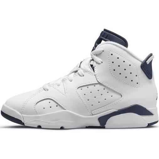 Air Jordan 6 Retro PS 'Midnight Navy' 2022 Sneakers | White | Kid's Size 2.5