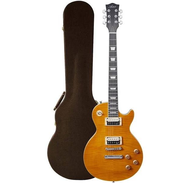 Artist AP59 Apricot Burst Electric Guitar & Brown Case