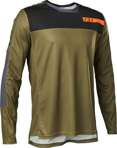 Fox Defend Moth LS Jersey Bark 2022