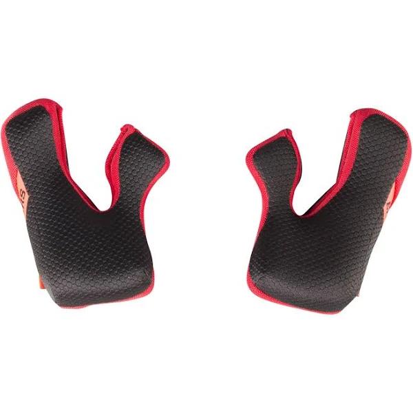 Alpinestars M10/M8 Helmet Cheek Pad Set - Black/Red - S