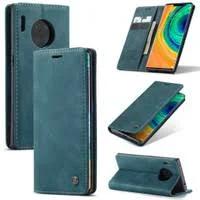 Blue Huawei Mate 30 Pro CaseMe Premium PU Leather Wallet Case