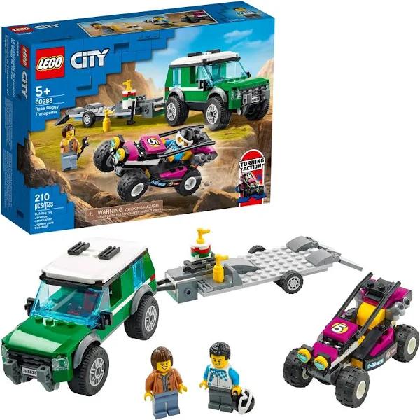 LEGO City Race Buggy Transporter 60288 Building Kit; Fun Toy For Kids