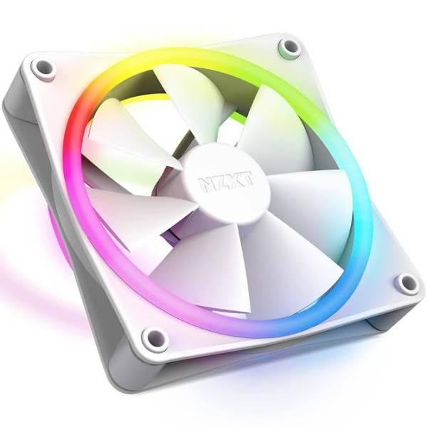 NZXT F120RGB Duo - 120mm Dual-sided RGB Fan - Single Pack (White)