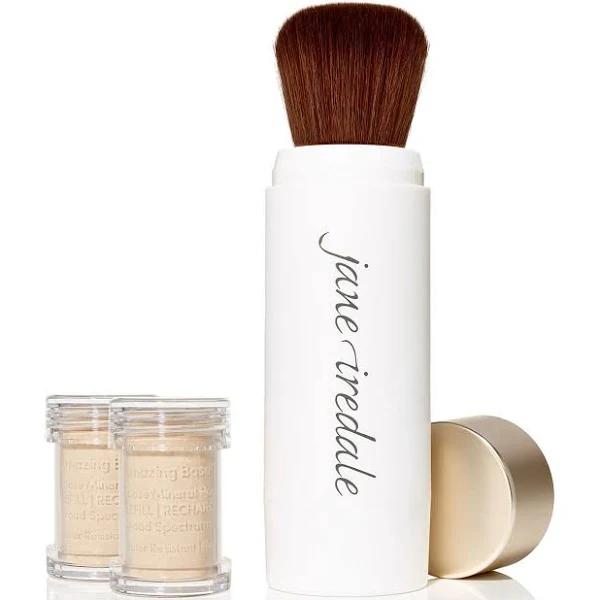 Jane Iredale Amazing Base Loose Mineral Powder SPF 20 Refillable Brush (1x Brush, 2x Refills) - Light Beige 2x2.5g