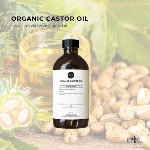 Tristar Online 500ml Organic Castor Oil - Hexane Free Cold Pressed Anti Oxidant Skin Hair Care